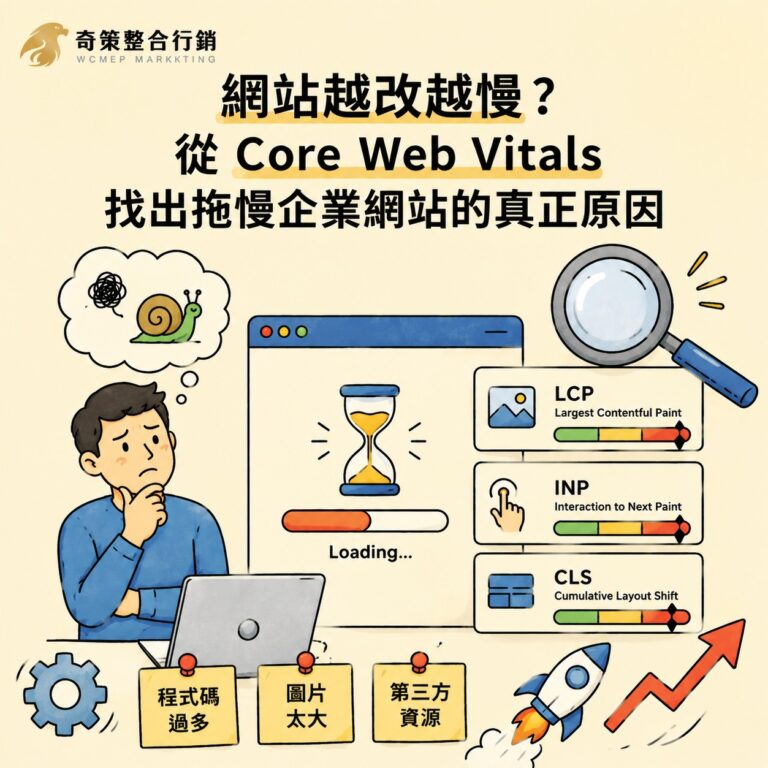網站越改越慢?從 Core Web Vitals 找出拖慢企業網站的真正原因