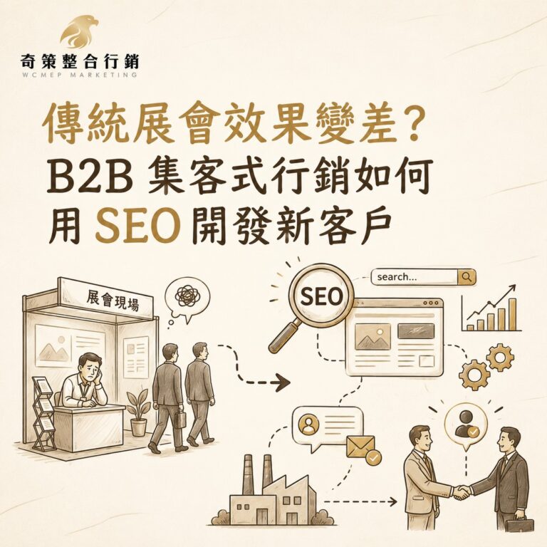 傳統展會效果變差?B2B 集客式行銷如何用 SEO 開發新客戶