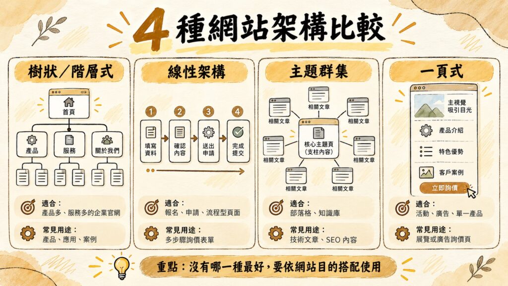 網站架構怎麼規劃